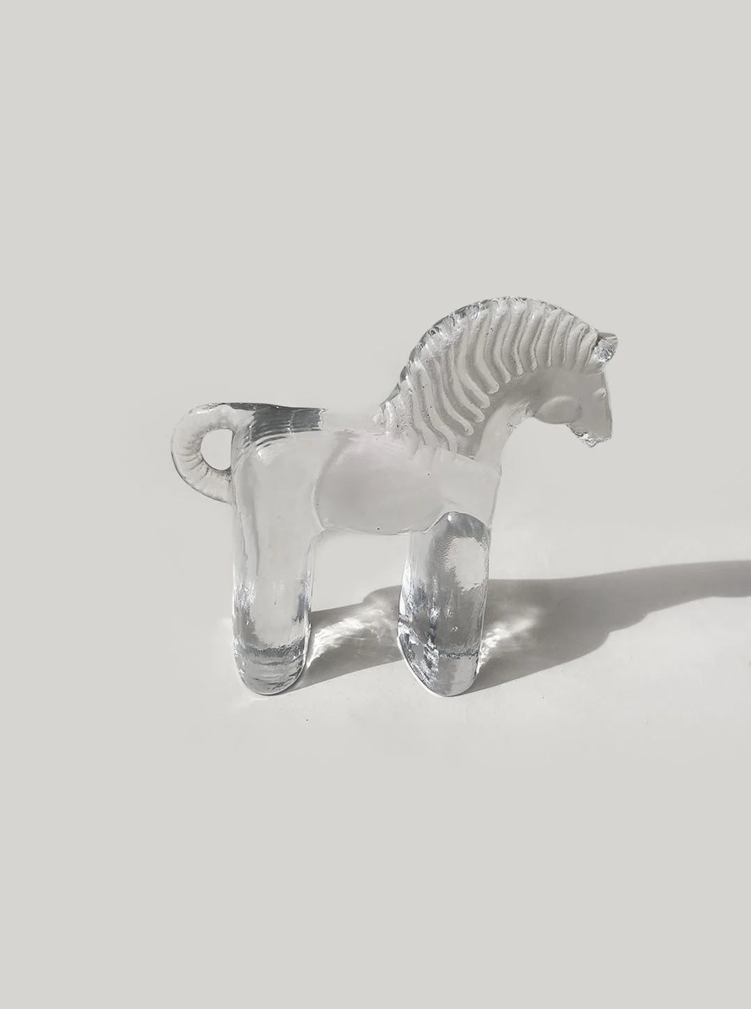 Vintage Glasskulptur "Pferd"