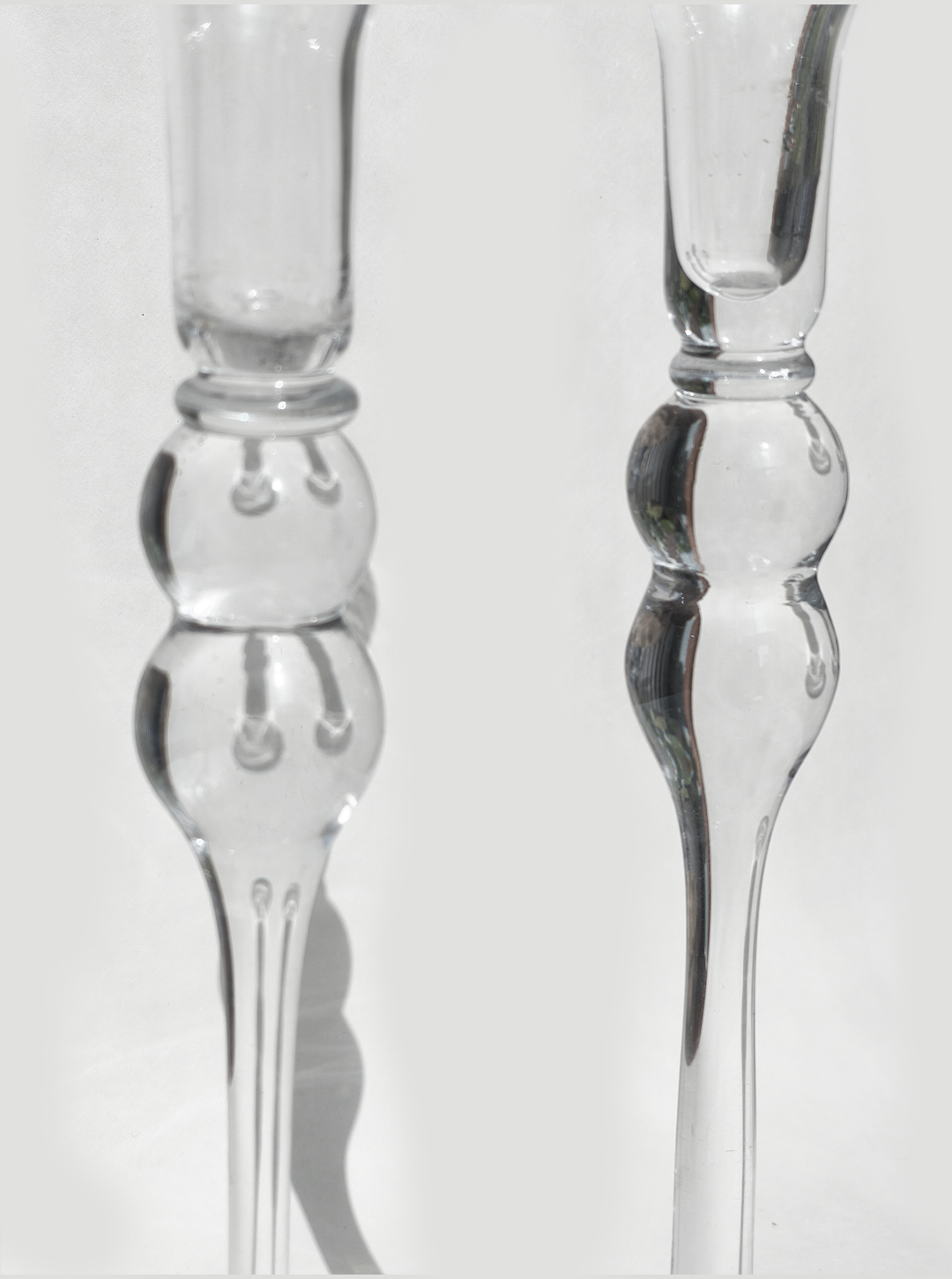 Vintage Kerzenhalter Kristall