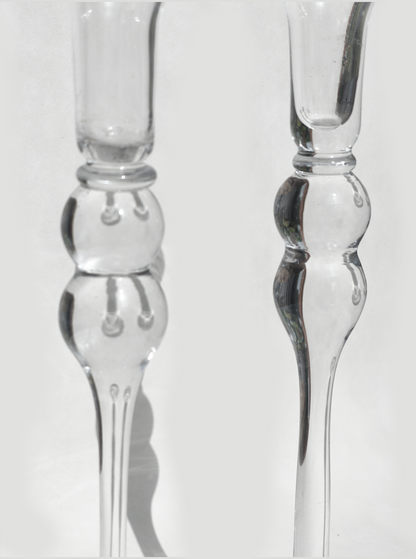 Vintage Kerzenhalter Kristall