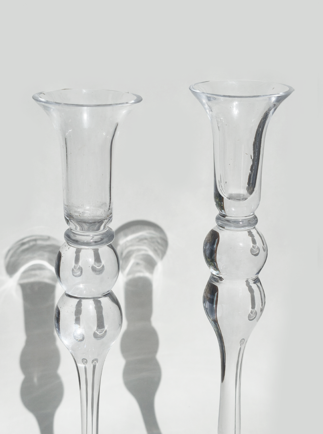 Vintage Kerzenhalter Kristall