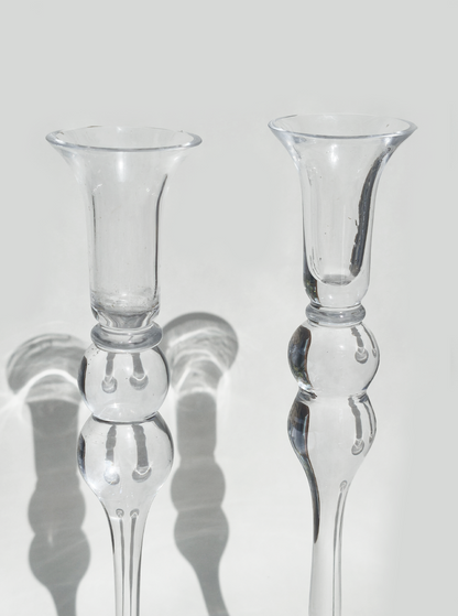 Vintage Kerzenhalter Kristall