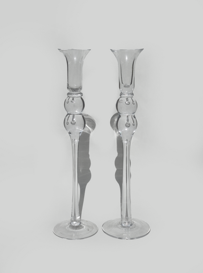 Vintage Kerzenhalter Kristall