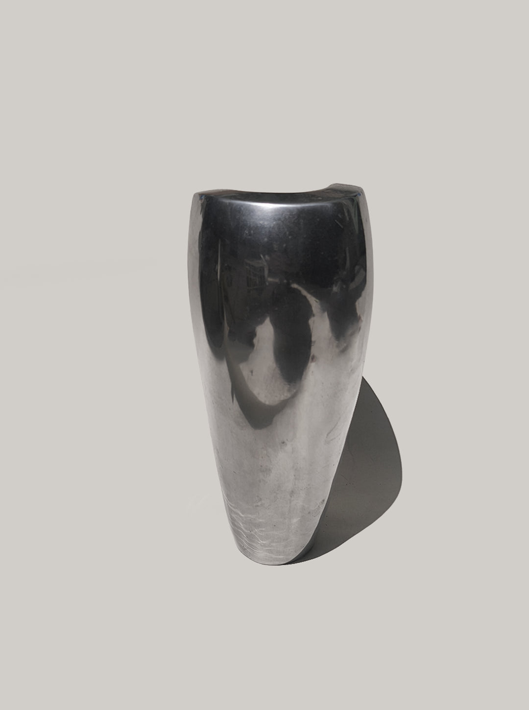 Vintage Vase organisch skulptural, 22 x 14 x 8 cm