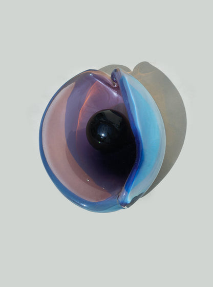 Vintage Schale Murano Clam Shell