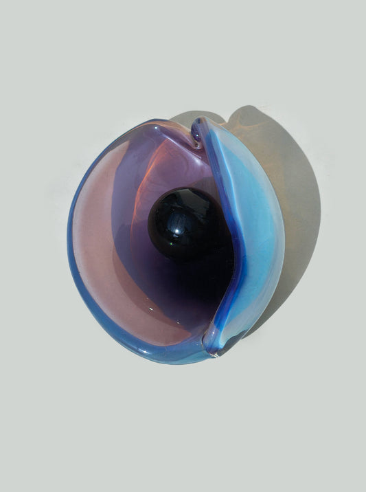 Vintage Schale Murano Clam Shell