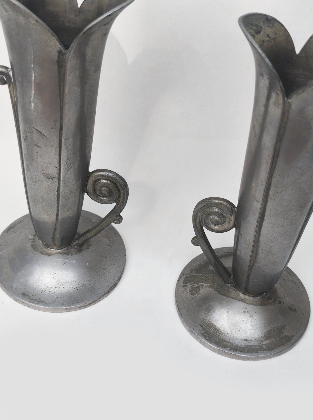 Set von 2 Vintage Vasen "Soliflore" im Art Nouveau Stil