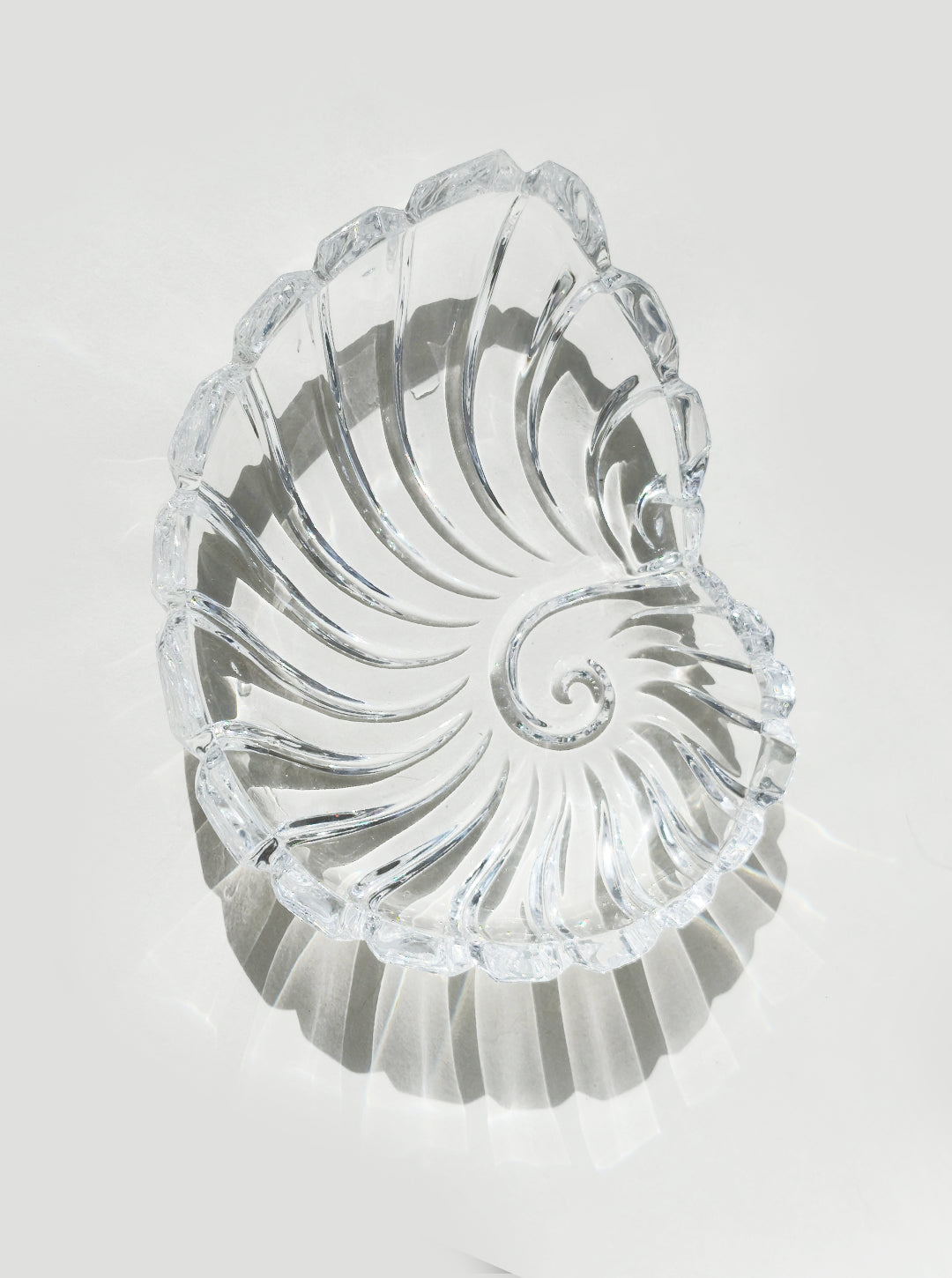 Vintage Kristall Vide Poche Shell