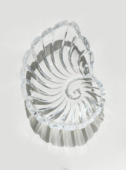 Vintage Kristall Vide Poche Shell