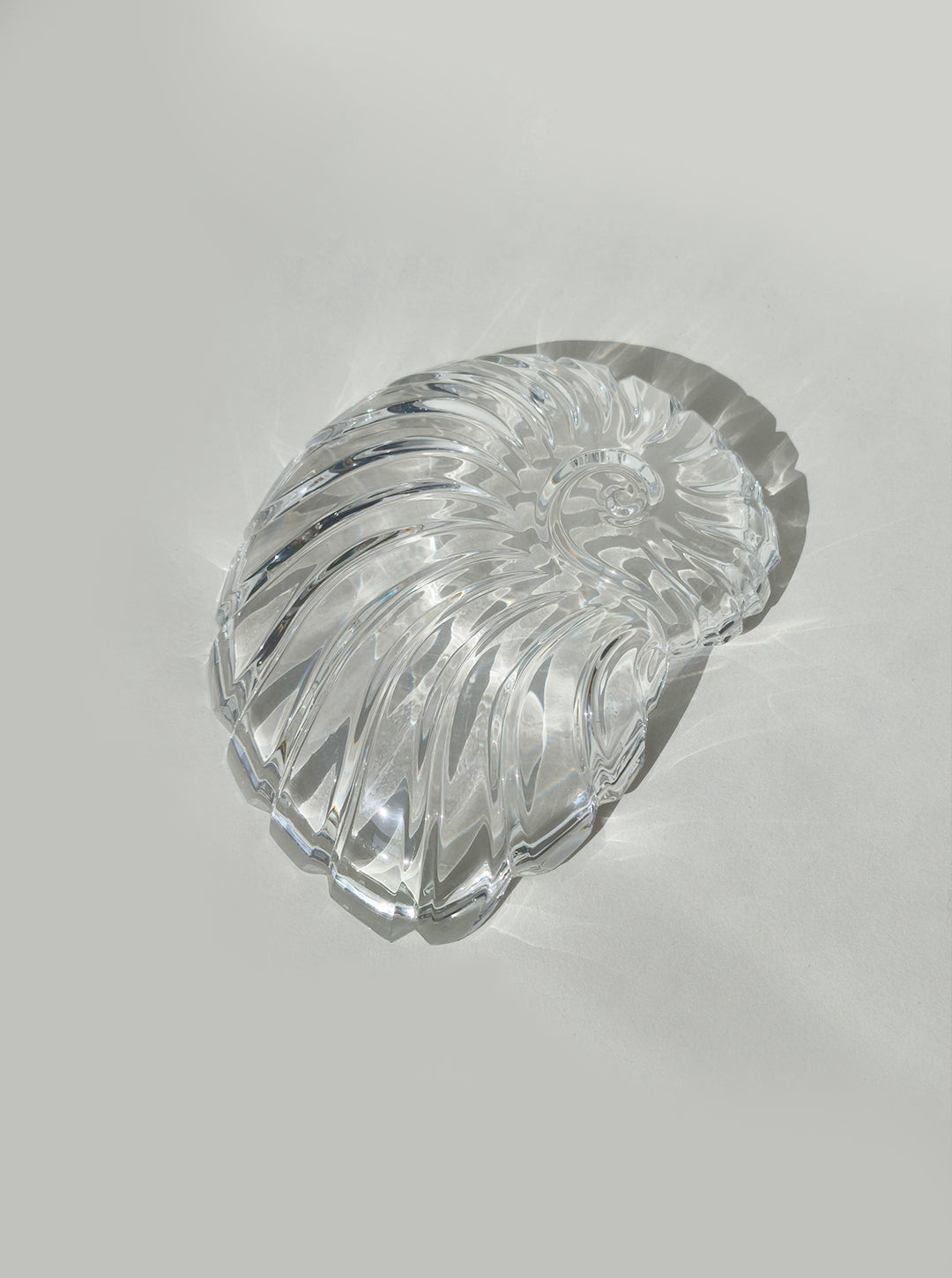 Vintage Kristall Vide Poche Shell