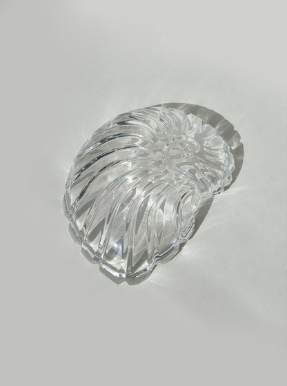 Vintage Kristall Vide Poche Shell