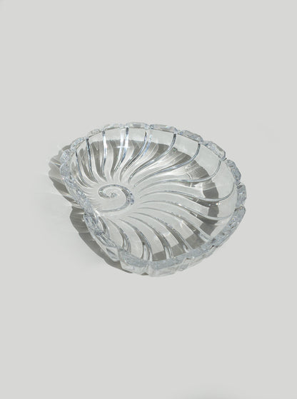 Vintage Kristall Vide Poche Shell