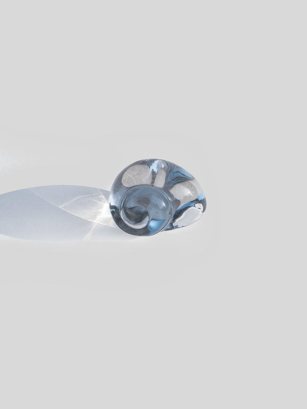 Vintage Glasskulptur Muschel
