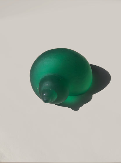 Vintage Skulptur "Muschel" aus Muranoglas