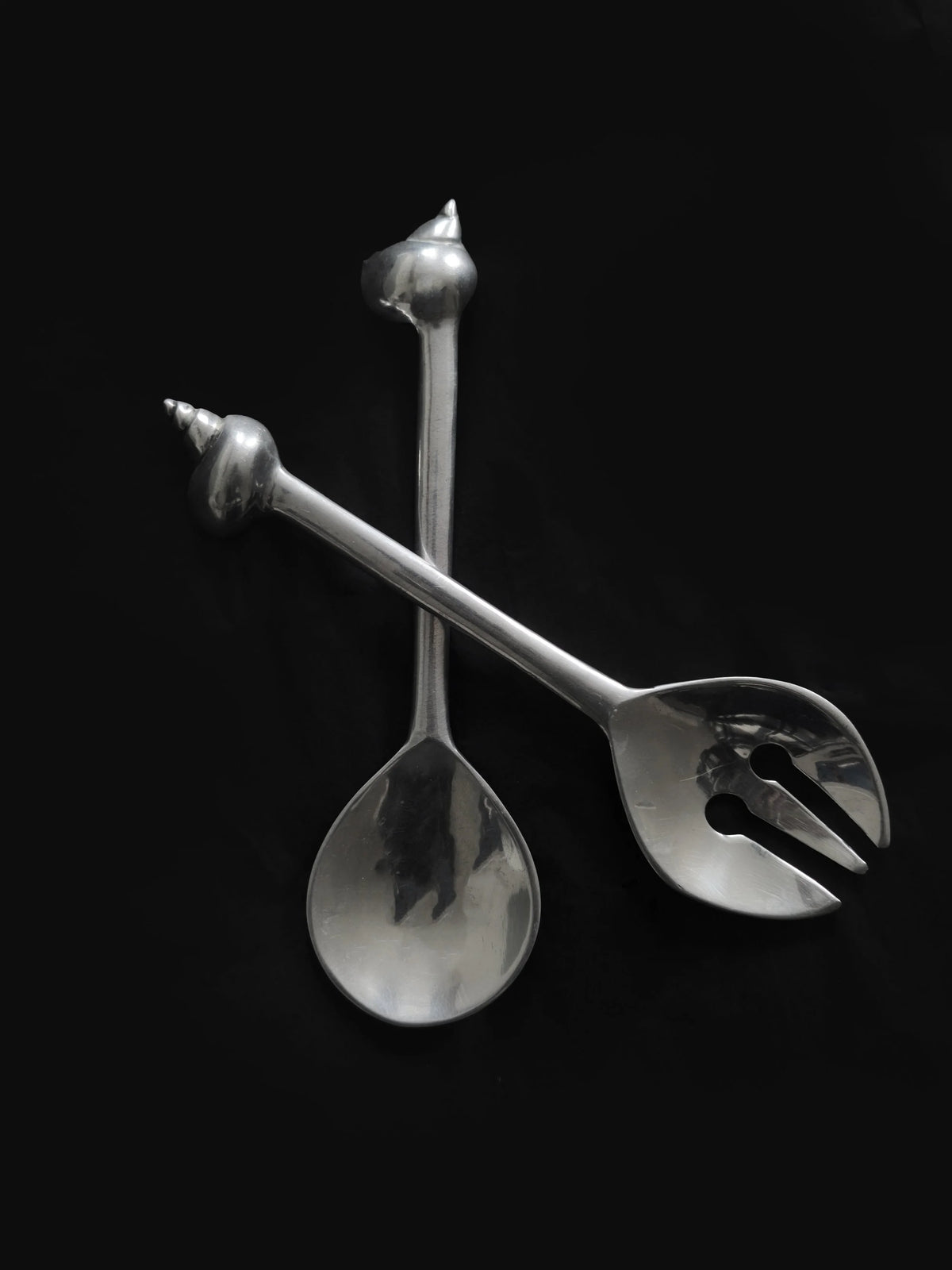 Set von 2 Salatservierer mit Muschel-Design