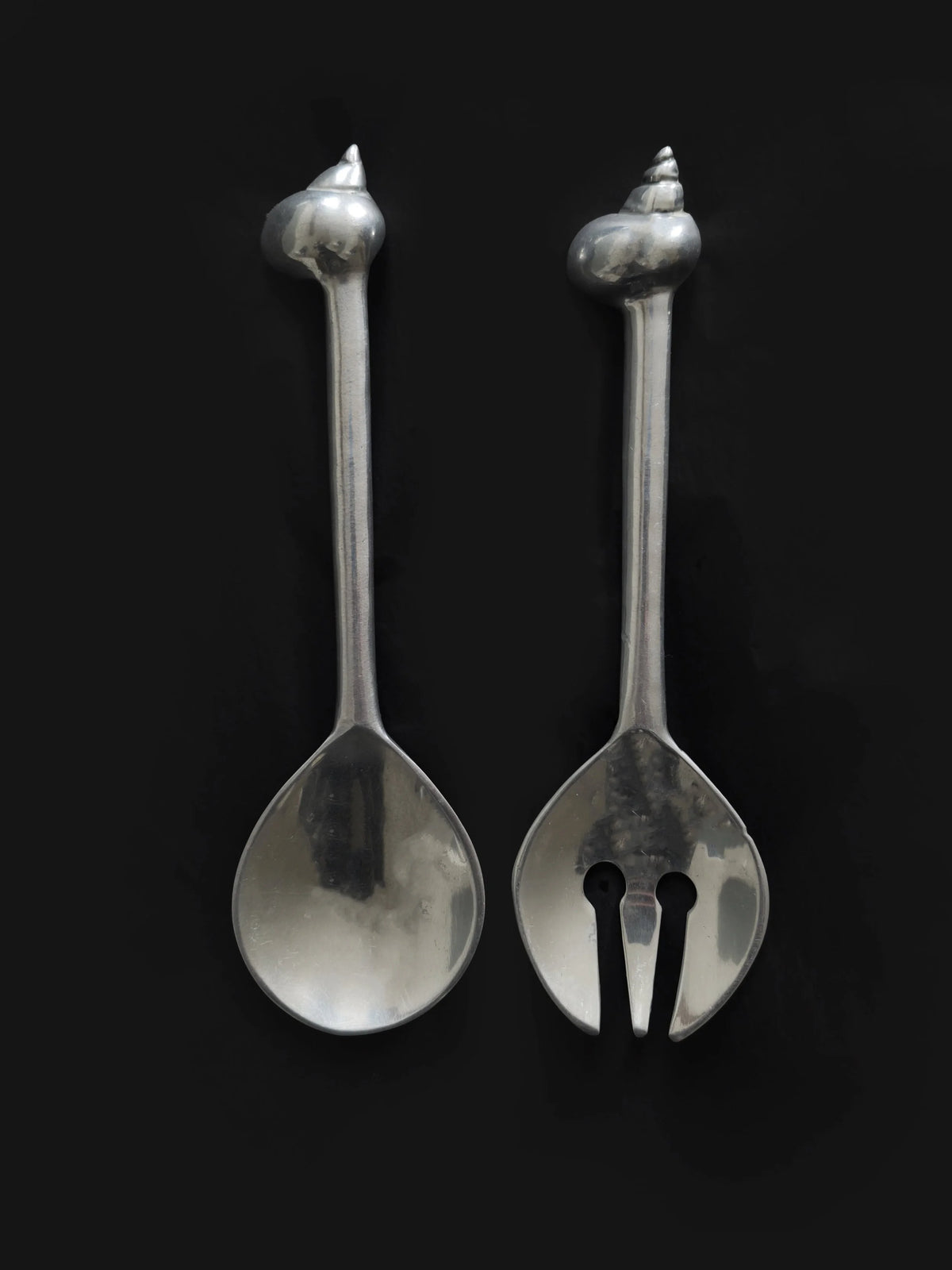 Set von 2 Salatservierer mit Muschel-Design