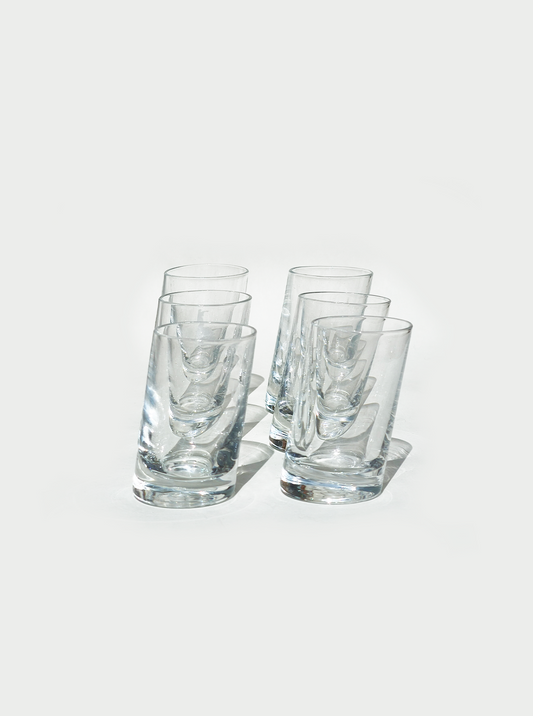 Vintage Likörglas Set von 6