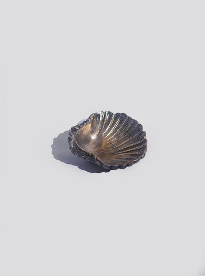 Vintage Vide Poche Muschelform aus Messing
