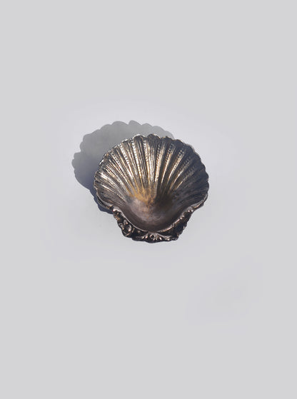Vintage Vide Poche Muschelform aus Messing
