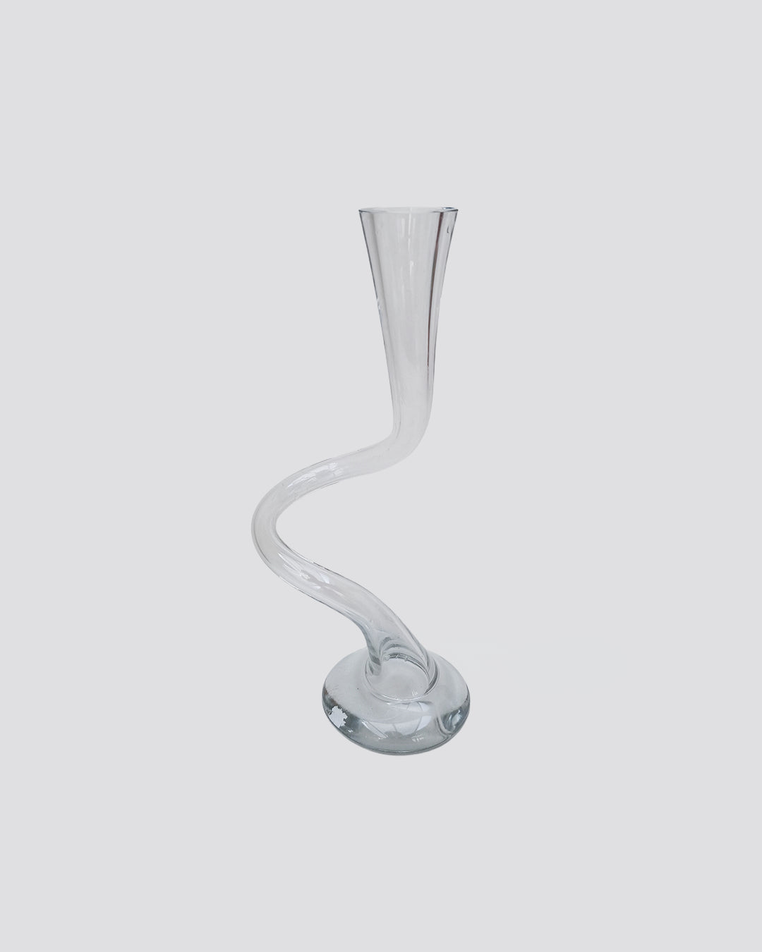 Spiral-Soliflore aus Metall: Modernes Wohnaccessoire