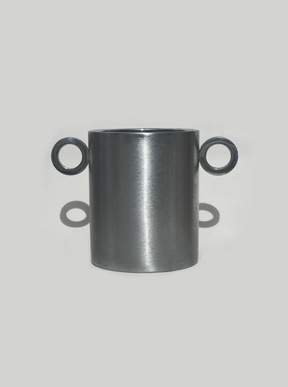 Vintage Eiseimer aus Stahl