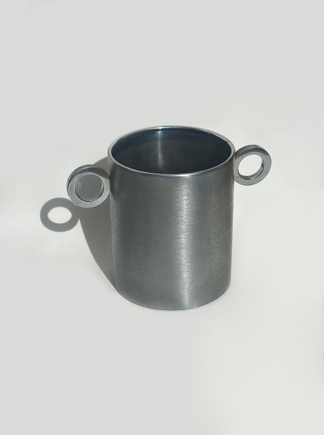 Vintage Eiseimer aus Stahl