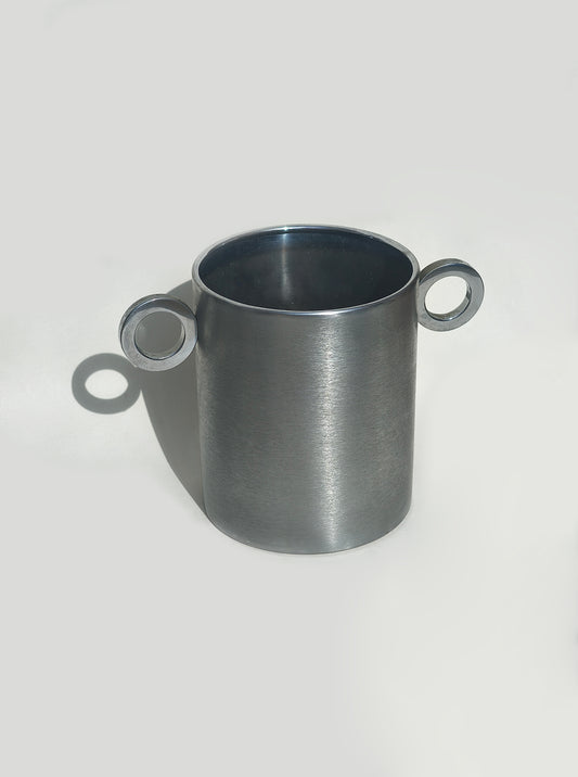 Vintage Eiseimer aus Stahl