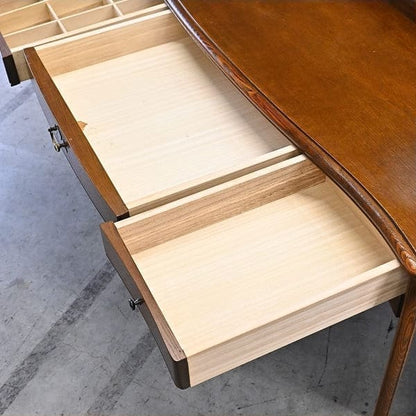 Vintage Frisiertisch CONTINUE von Matsunaga Kobo für IDC Otsuka Möbel, Eiche, Spiegel, gebraucht