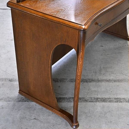 Vintage Frisiertisch CONTINUE von Matsunaga Kobo für IDC Otsuka Möbel, Eiche, Spiegel, gebraucht