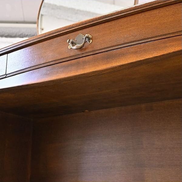 Vintage Frisiertisch CONTINUE von Matsunaga Kobo für IDC Otsuka Möbel, Eiche, Spiegel, gebraucht