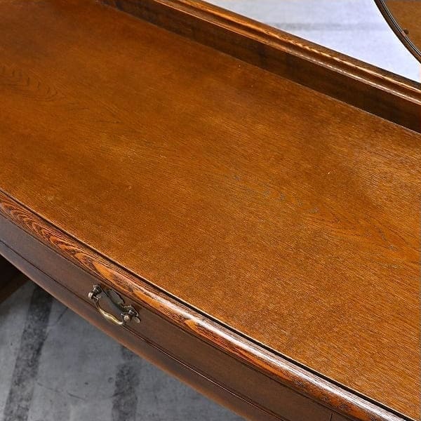 Vintage Frisiertisch CONTINUE von Matsunaga Kobo für IDC Otsuka Möbel, Eiche, Spiegel, gebraucht