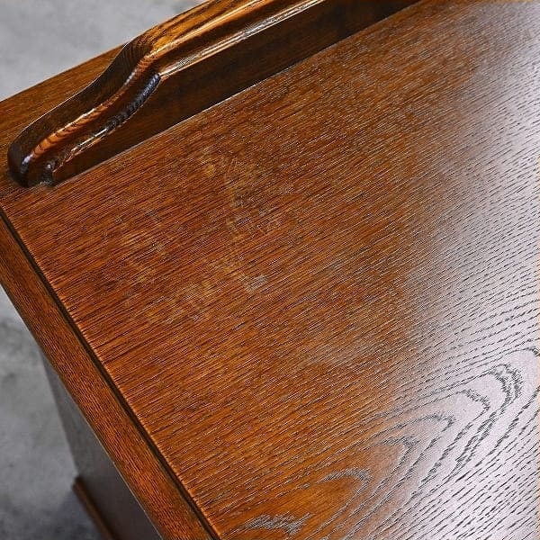 Vintage Frisiertisch CONTINUE von Matsunaga Kobo für IDC Otsuka Möbel, Eiche, Spiegel, gebraucht