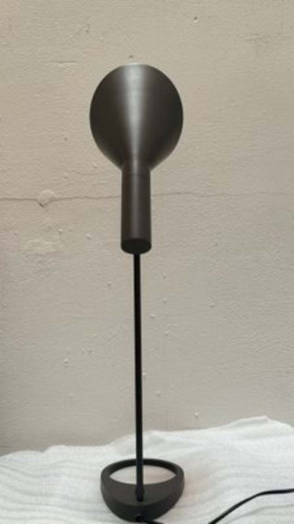 Vintage Tischlampe AJ von Arne Jacobsen für Louis Poulsen Braun Grau