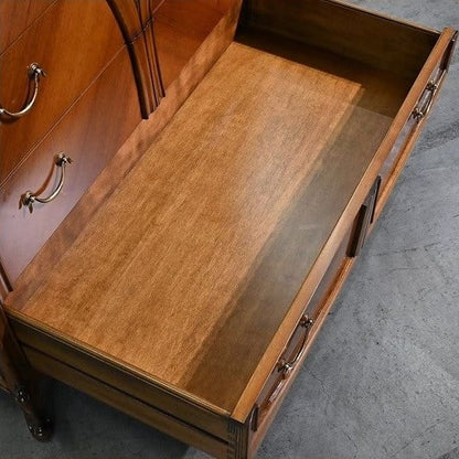 Vintage Kommode Medea von Medea einzigartiges Mahagoni-Schnitzerei