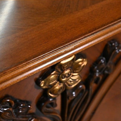 Vintage Kommode Medea von Medea einzigartiges Mahagoni-Schnitzerei