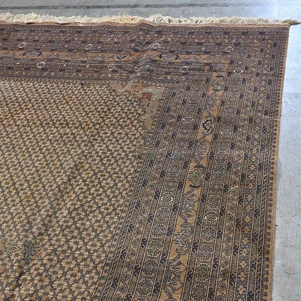 Vintage Teppich Pakistan Medaillonmuster von Handgeknüpft 377x255cm