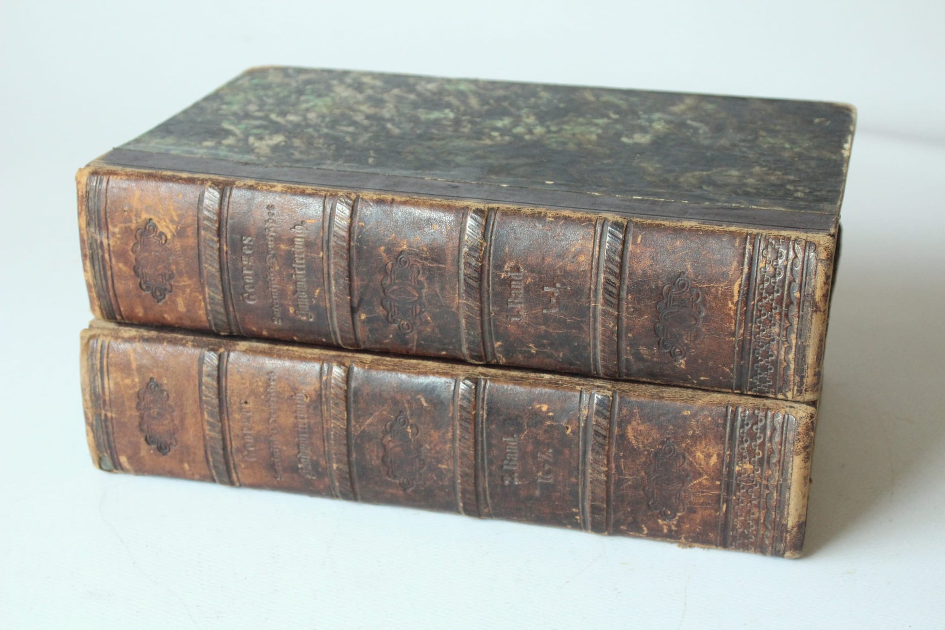 Set von 2 Vintage Büchern "Lateinisch-Deutsches Handwörterbuch" von Dr. Karl Ernst Georges