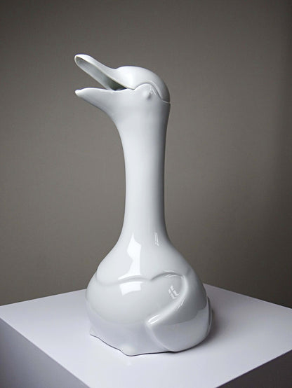 Vintage Karaffe Ente Porzellan Limoges nach Sandoz