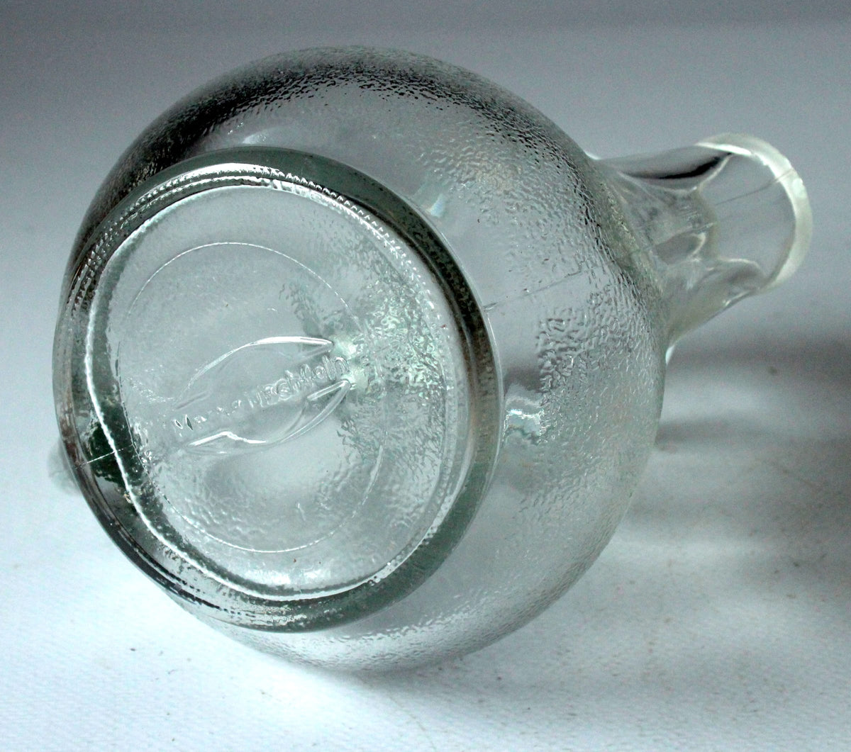 Vintage Nusskanne von Tischfein/WMF aus Glas und Kork