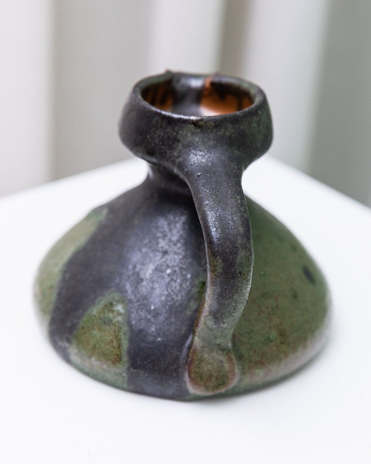 Vase vintage en céramique Fat Lava par Luise Duncker Studio Mid Century Design 1970s