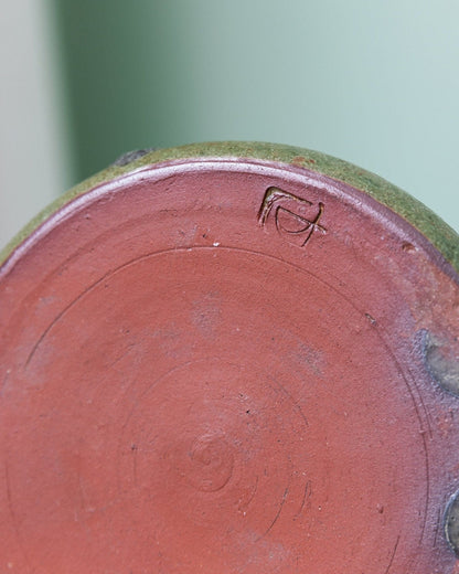 Vintage Keramikvase Fat Lava von Luise Duncker Studio Mid Century Design 1970er