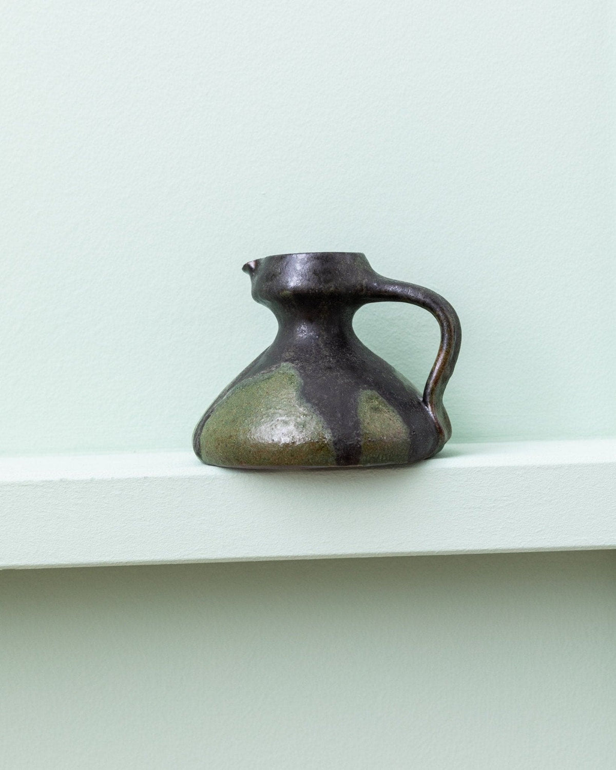 Vase vintage en céramique Fat Lava par Luise Duncker Studio Mid Century Design 1970s