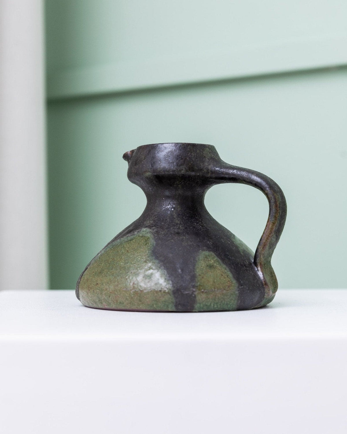 Vase vintage en céramique Fat Lava par Luise Duncker Studio Mid Century Design 1970s