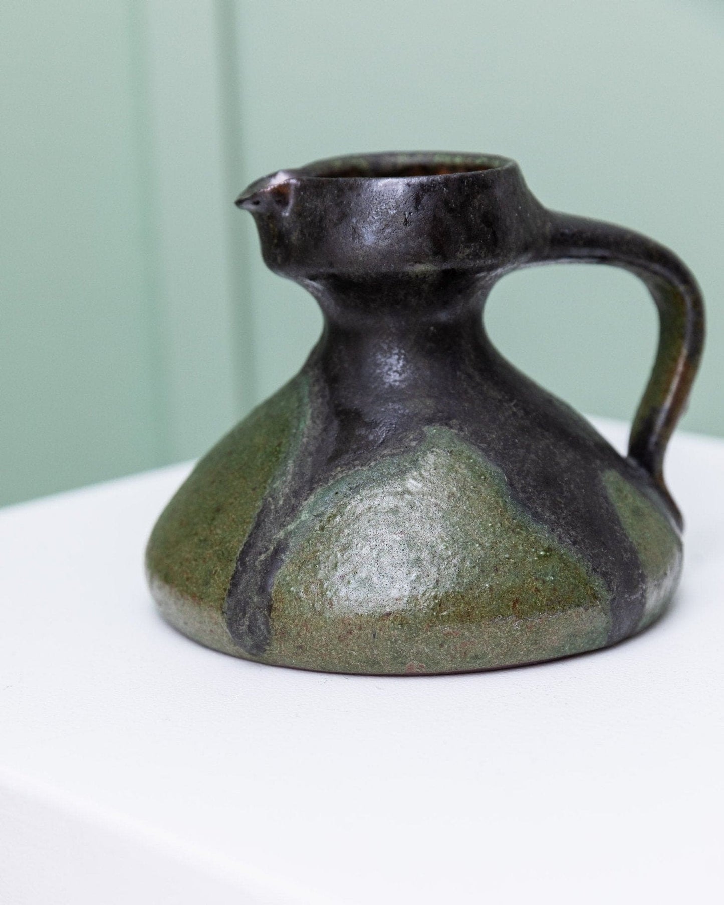 Vintage Keramikvase Fat Lava von Luise Duncker Studio Mid Century Design 1970er