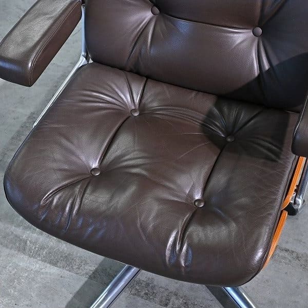 Vintage Bürostuhl von Giroflex Rosewood Mid-Century