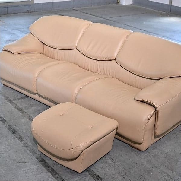 Vintage Sofa ZT35/ZS90 von Karimoku mit Ottoman