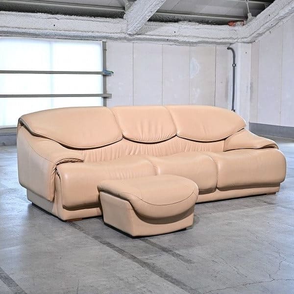 Vintage Sofa ZT35/ZS90 von Karimoku mit Ottoman