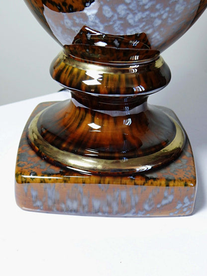 Tischlampe Keramik Hollywood Regency, Italien 1970er Jahre