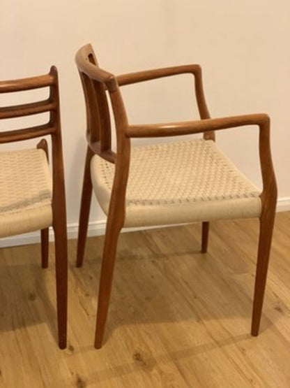 Vintage Set von 2 Stuhl Modell 66 und 78 von Niels O. Møller für J.L. Møllers Møbelfabrik