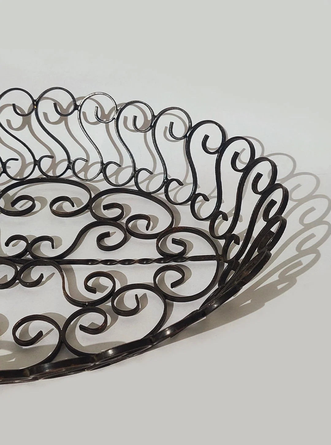 Vintage Eisenkorb 50er