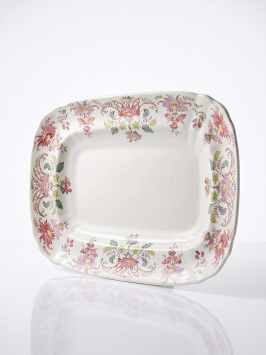 Vintage Servierplatte "Pâquerettes" von Longchamp, Art Nouveau